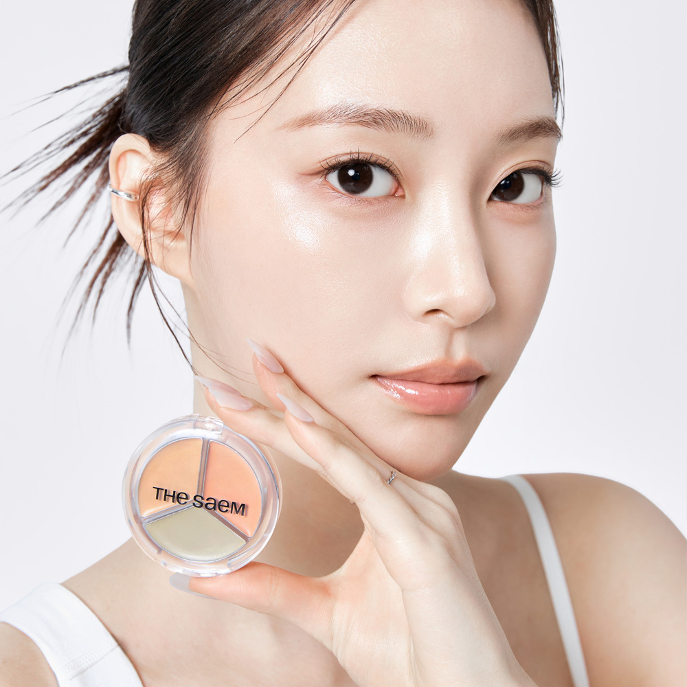 THE SAEM Cover Perfection Triple Pot Concealer Glow (3 Options)