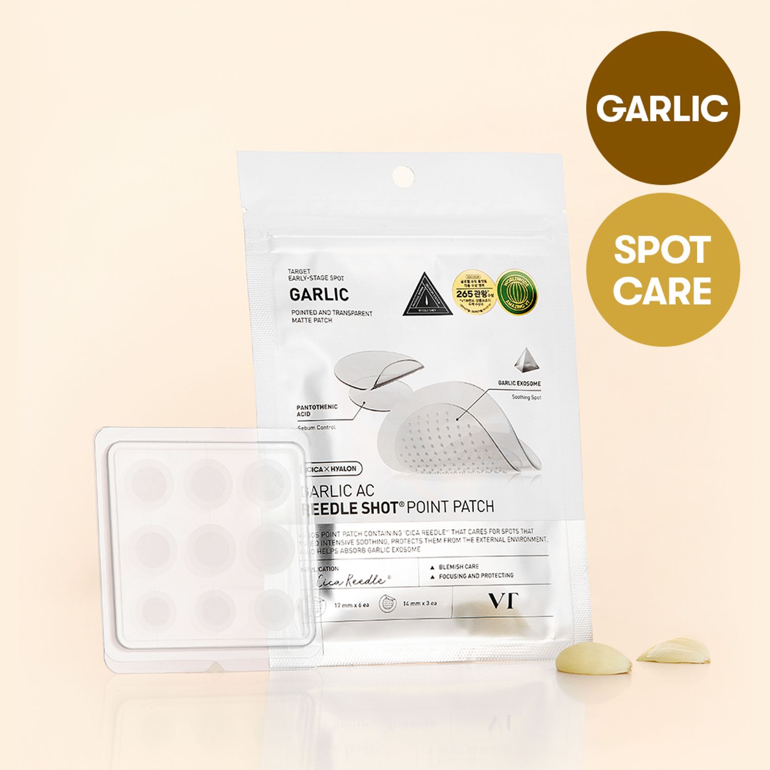 VT Garlic AC Reedle Shot Point Patch 9ea | OLIVE YOUNG Global