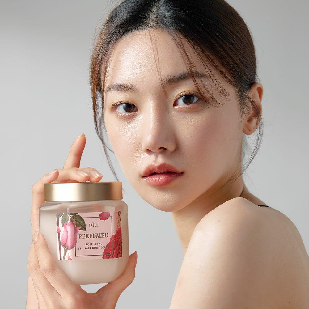 plu Perfumed Sugar Body Scrub Botanical Berry 500g Set (+