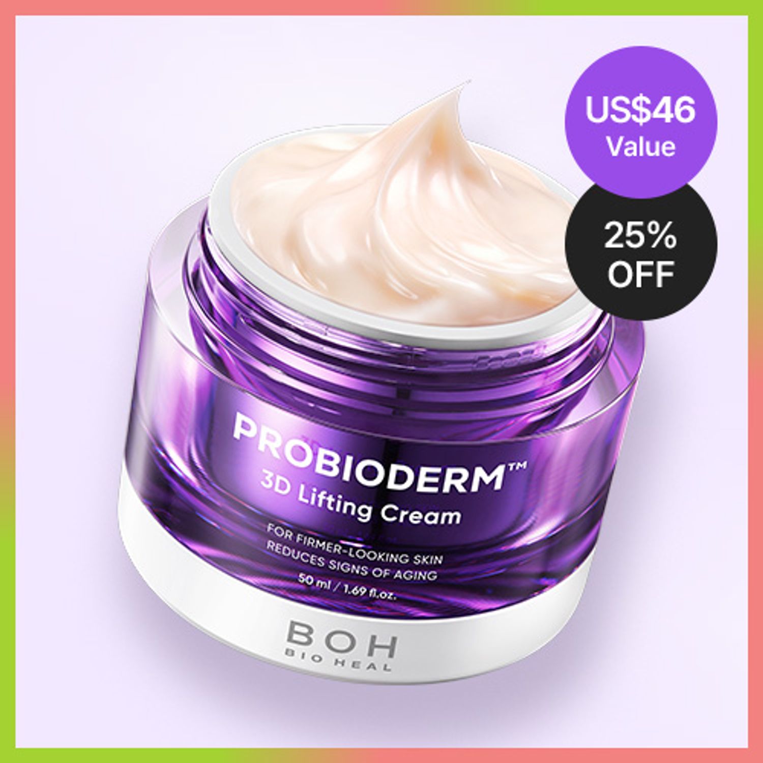BIOHEAL BOH Probioderm 3D Lifting Cream 50mL | OLIVE YOUNG Global