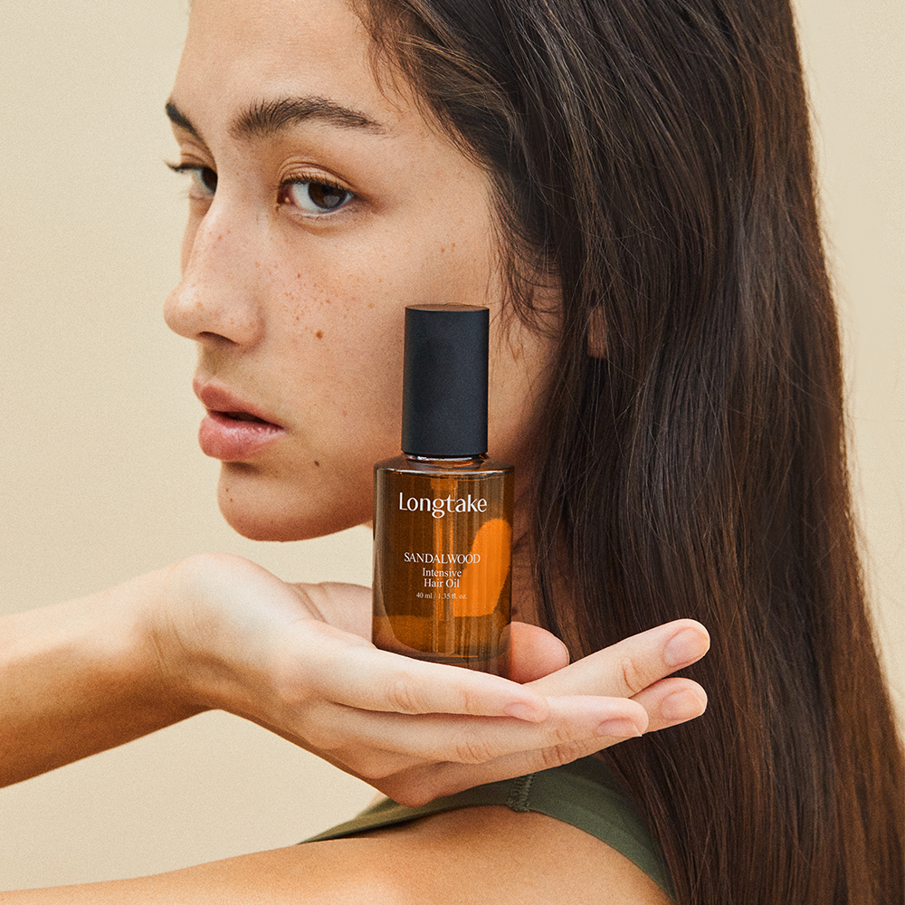 Longtake Hair Oil 40ml (Sandalwood/Black Tea & Fig)