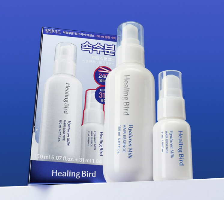 Healingbird Hyaluron Milk Hair Essence 150ml Set (+Milk Essence