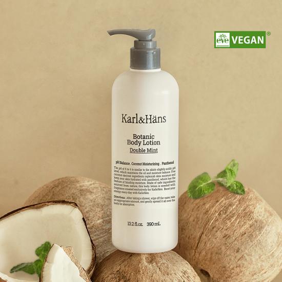 Karl&Hans Botanic Body Lotion Double Mint 390ml | OLIVE