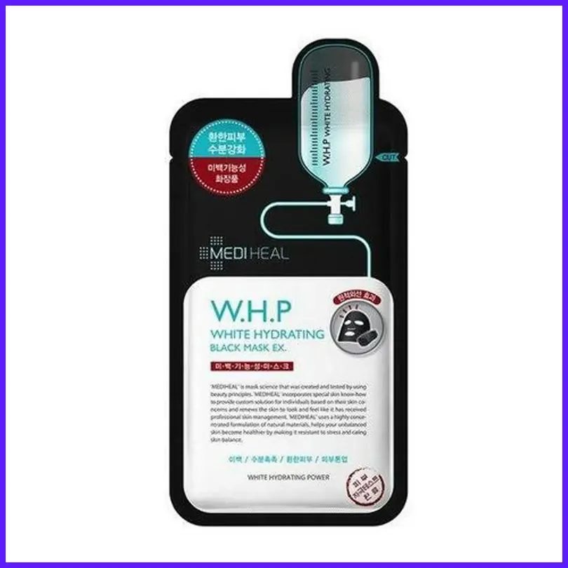 W.H.P White Hydrating Black Mask Sheet EX.