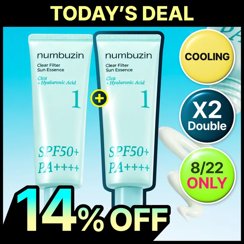 numbuzin numbuzin No.1 Clear Filter Sun Essence 50ml Duo Set