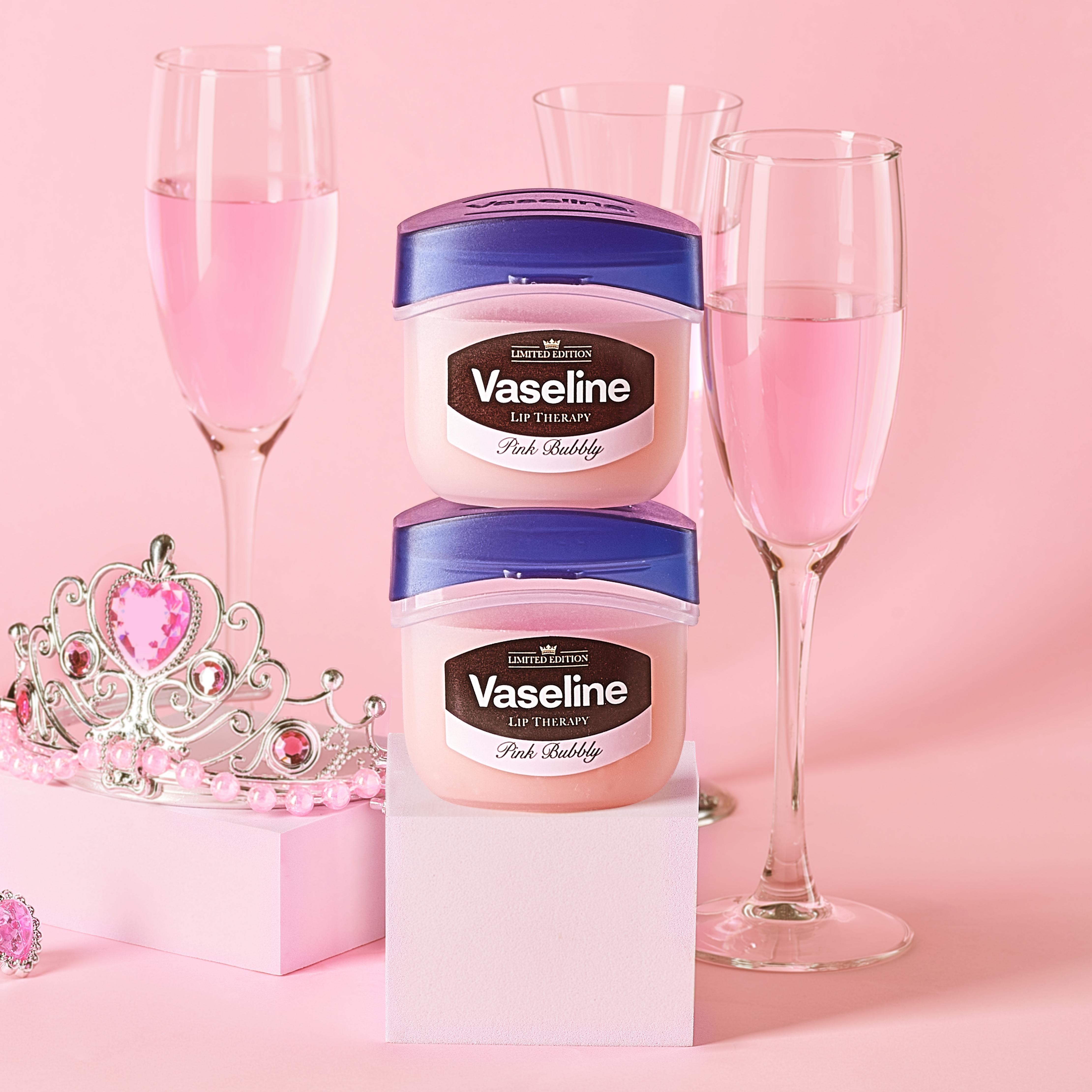 Vaseline Lip Therapy Pink Bubbly 7g (Jar) | OLIVE YOUNG Global