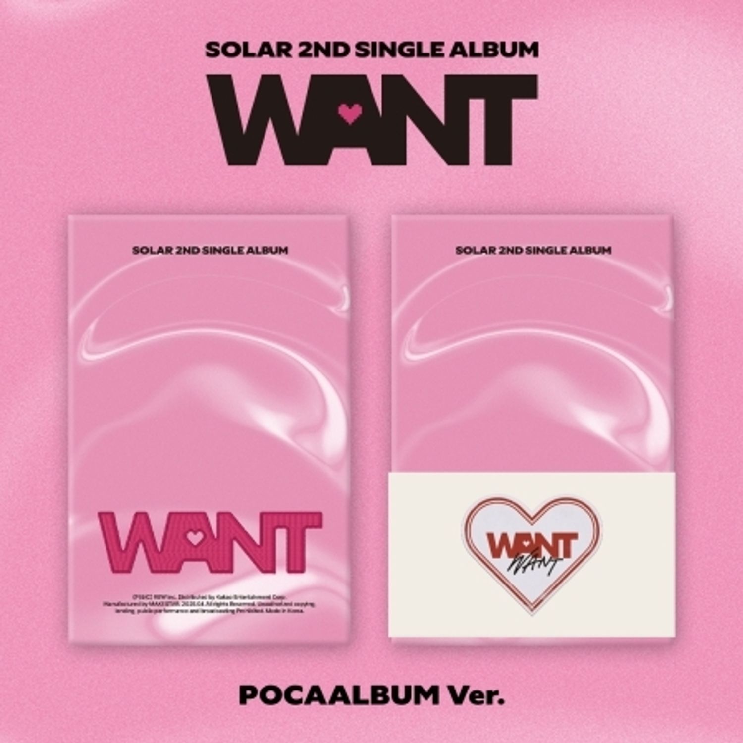 SOLAR - 2ND SINGLE ALBUM [WANT] (POCAALBUM VER.) | OLIVE YOUNG Global