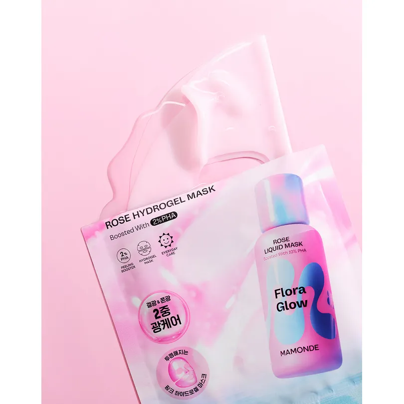 Flora Glow Rose Hydrogel Mask