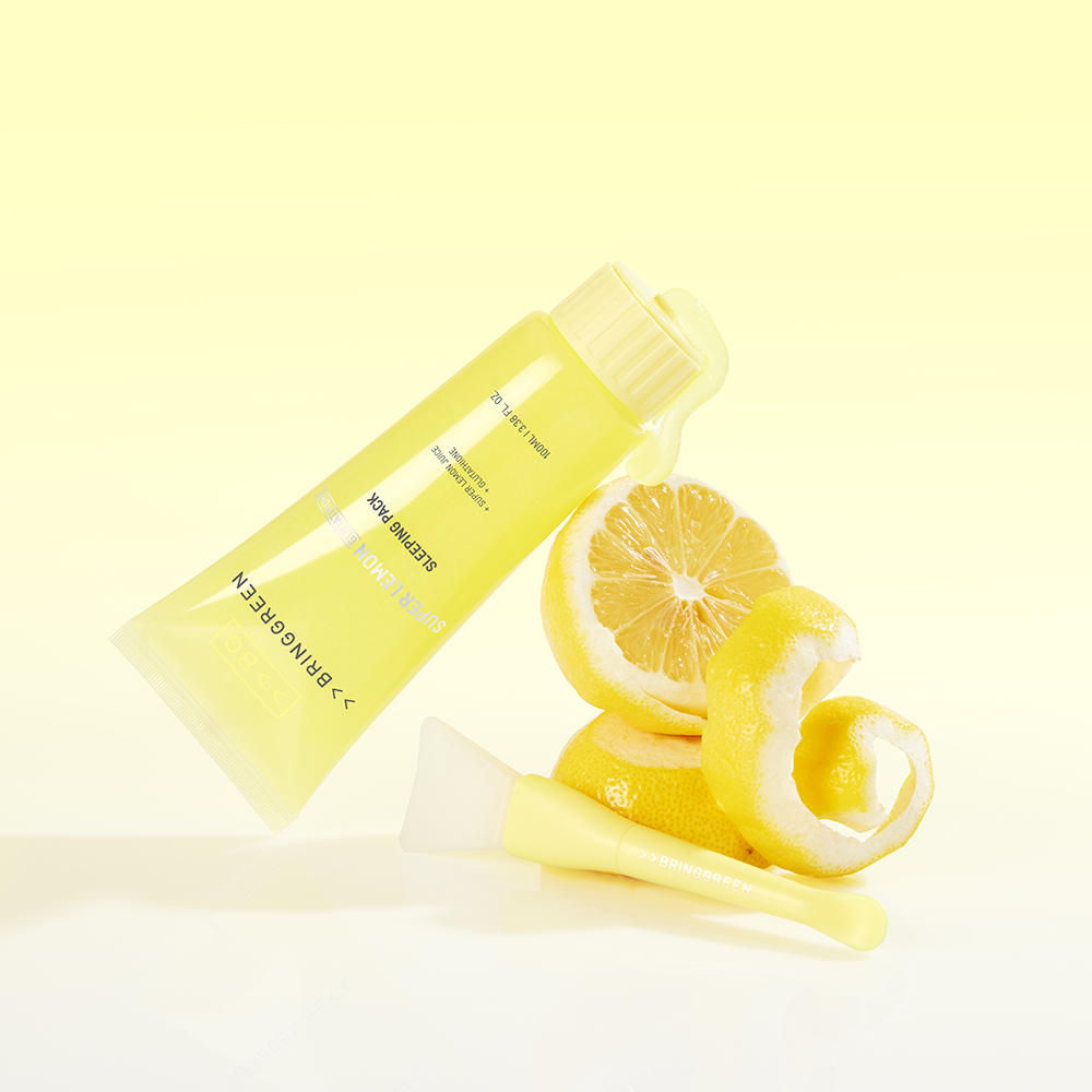 BRINGGREEN Super Lemon Glutacion Sleeping Pack 100 ml Set (+