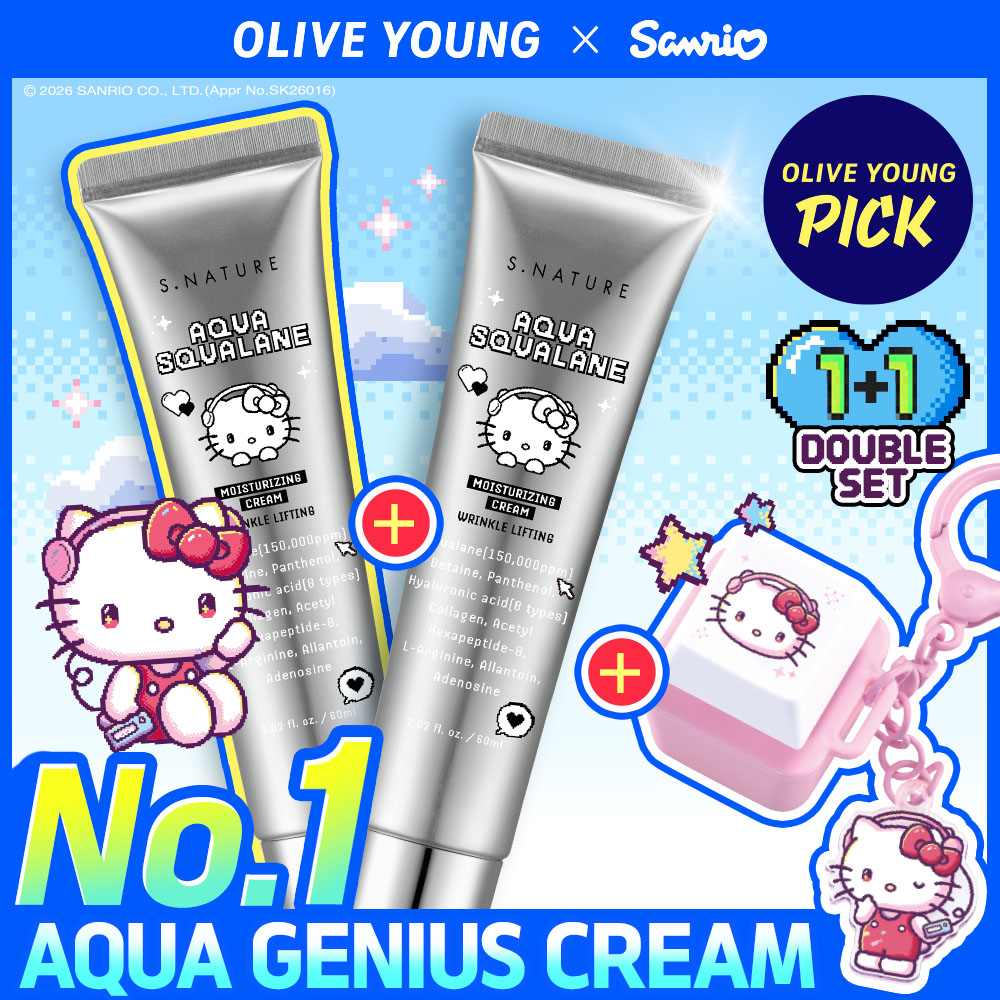 サンリオエディション] S.NATURE アクアスクワラン水分クリーム