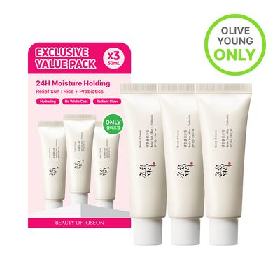 Beauty of Joseon Relief Sun Rice+Probiotics 50ml Triple Set