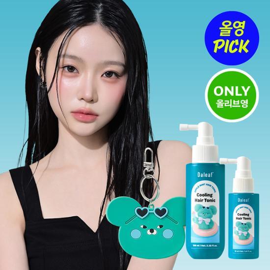 ダリーフ　ヘアケアセット　シャンプー　トリートメント　ヘアトニック DALEAF アップルミントベタールートクーリングヘアトニック