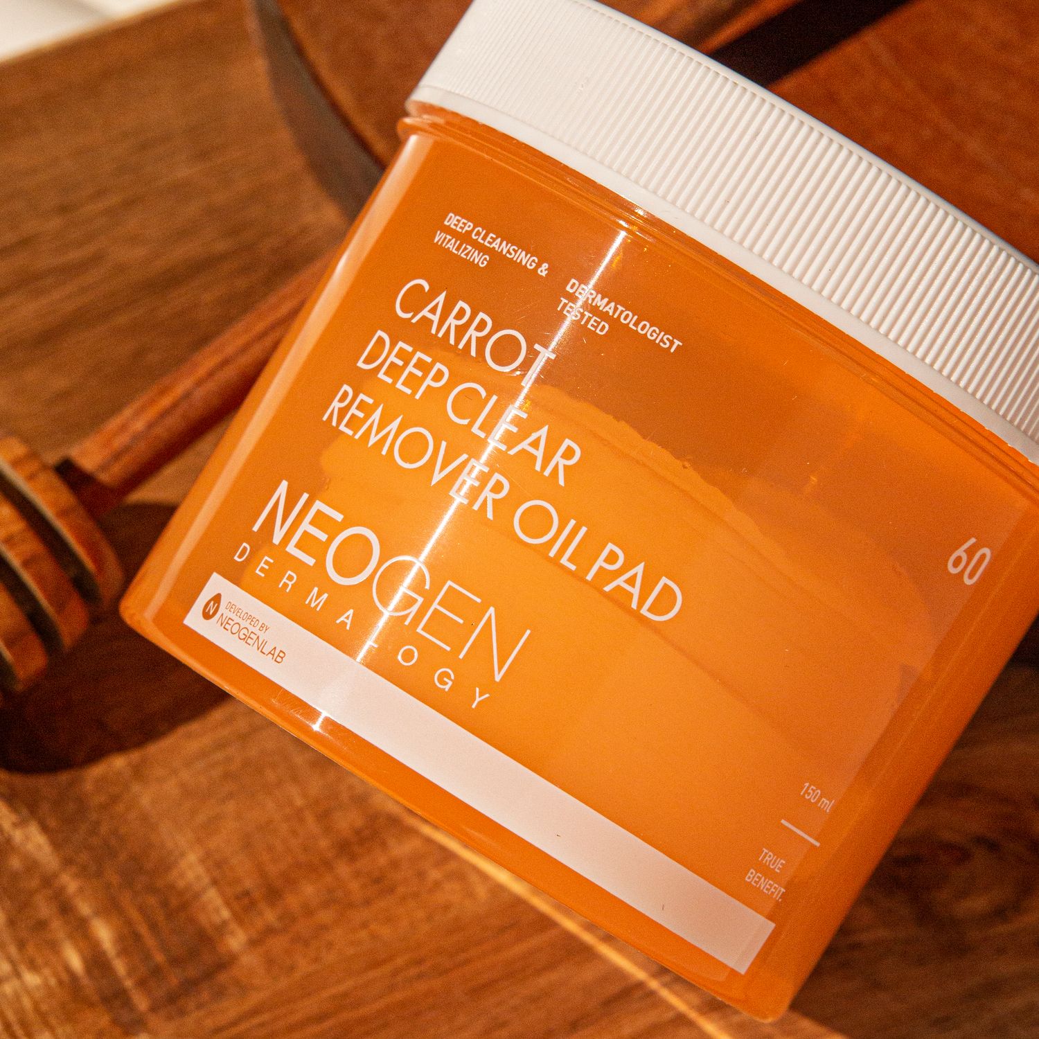 Neogen Dermalogy Carrot Deep Clear Remover Oil Pad 60 Sheets | OLIVE YOUNG Global