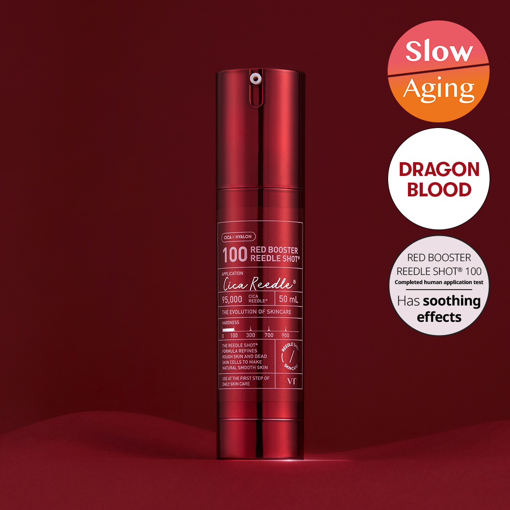 VT RED BOOSTER REEDLESHOT 100 50mL おまけ付き VT Red Booster Reedle Shot 100 50ml | OLIVE YOUNG Global