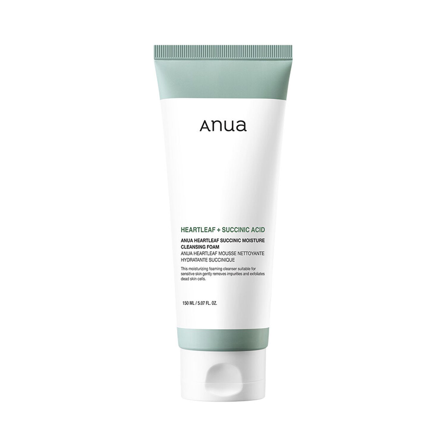 Anua Heartleaf Succinic Moisture Cleansing Foam 150ml | OLIVE YOUNG Global