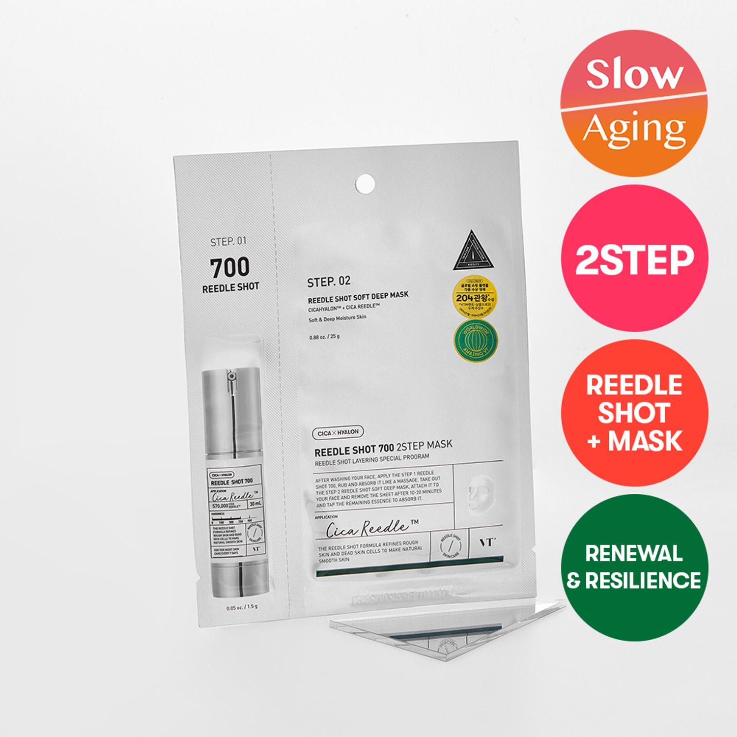 VT Reedle Shot 700 2Step Mask Sheet 1ea | OLIVE YOUNG Global