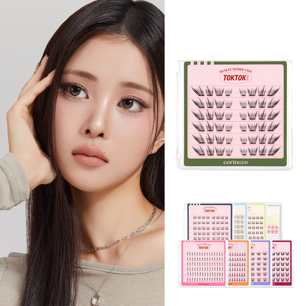 CORINGCO Toktok Hara #No Glue Eyelash (9 Types) | OLIVE YOUNG Global
