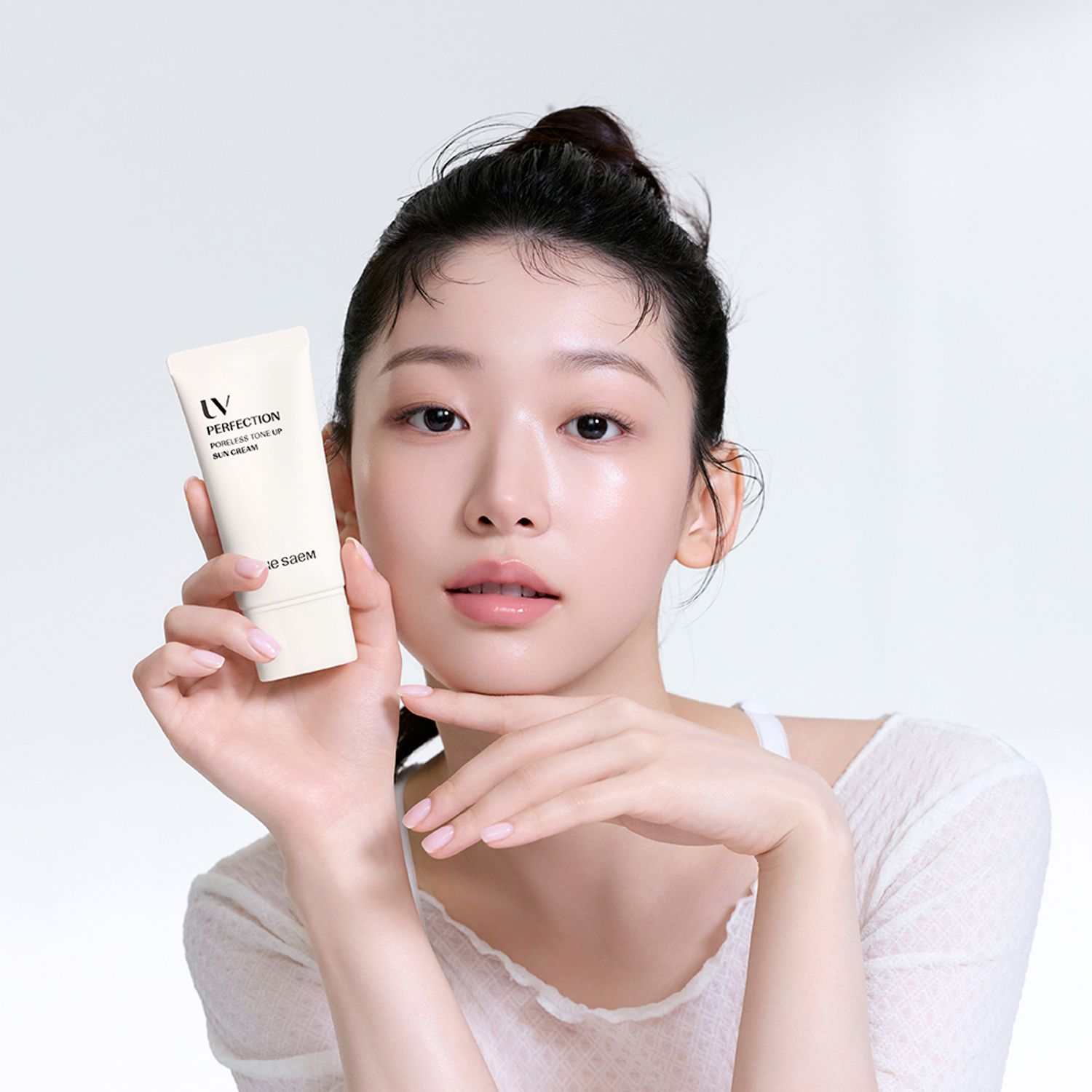 [THE SAEM] UV Perfection Poreless Tone UP Sun Cream SET