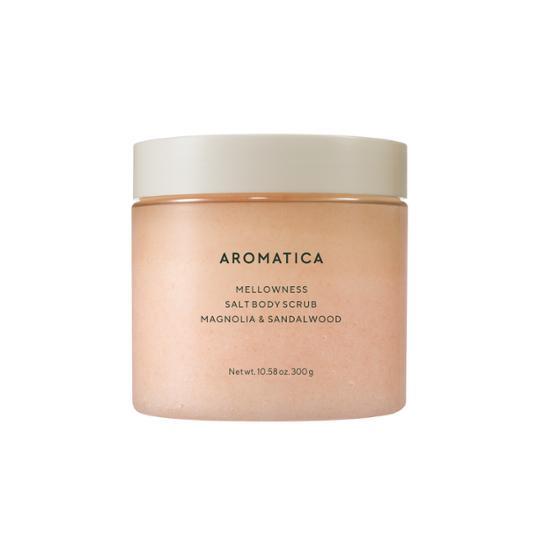 AROMATICA メロウネスソルトボディスクラブマグノリア&サンダル