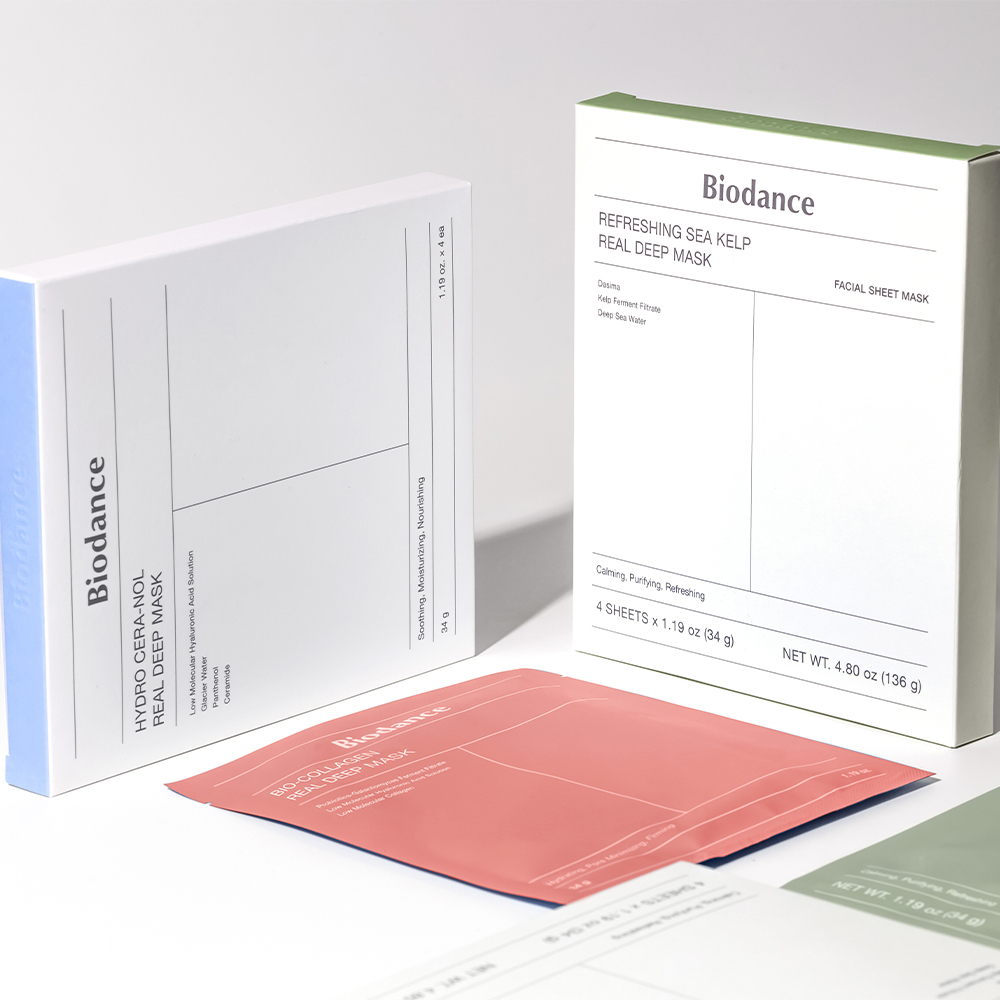 Biodance REAL DEEP MASK 2種5箱 計10箱セット BIODANCE Real Deep Mask 7ea Set (+Vita 1ea) | OLIVE YOUNG Global