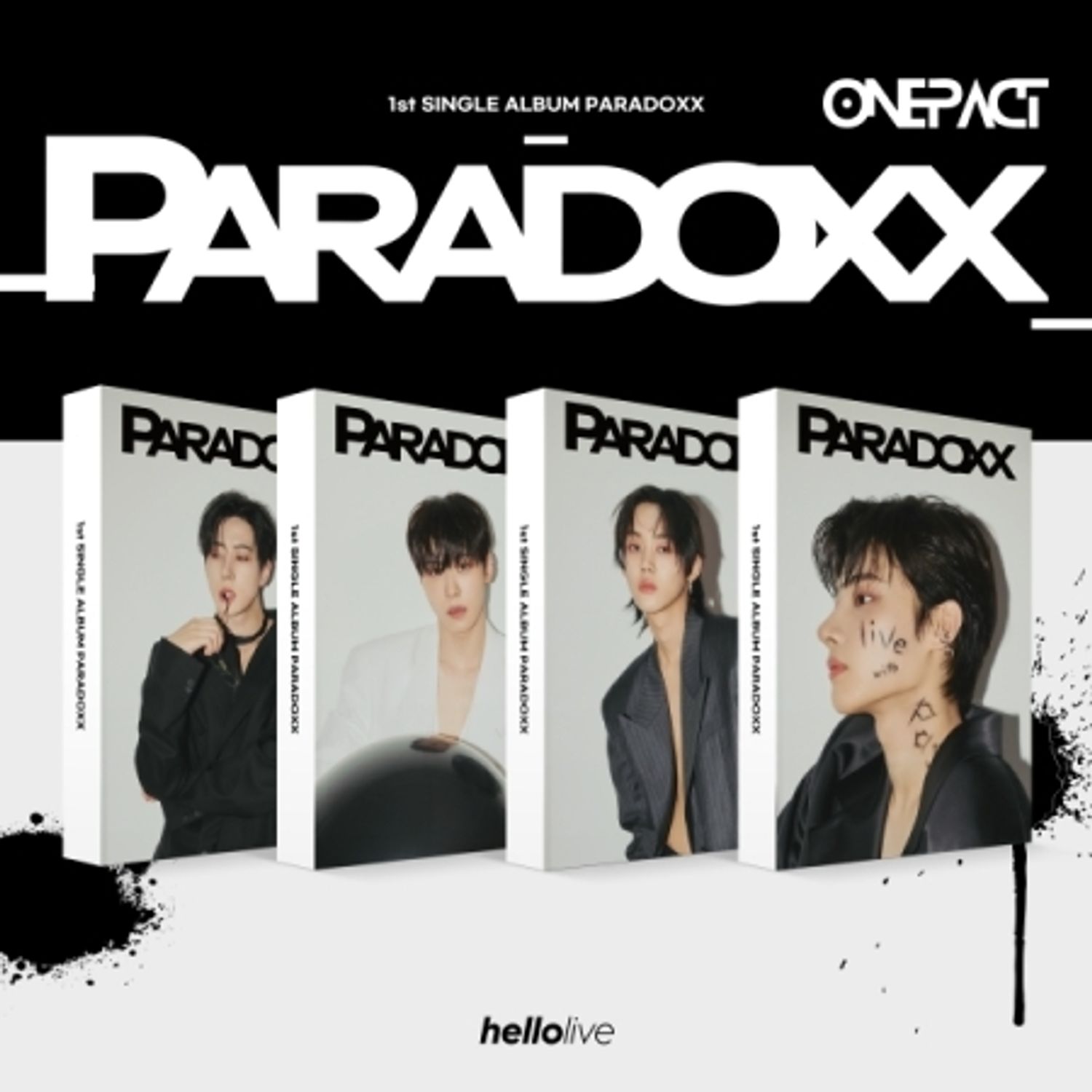 ONE PACT - 1ST SINGLE ALBUM [PARADOXX] (HELLO PHOTOCARD ALBUM) | OLIVE YOUNG Global