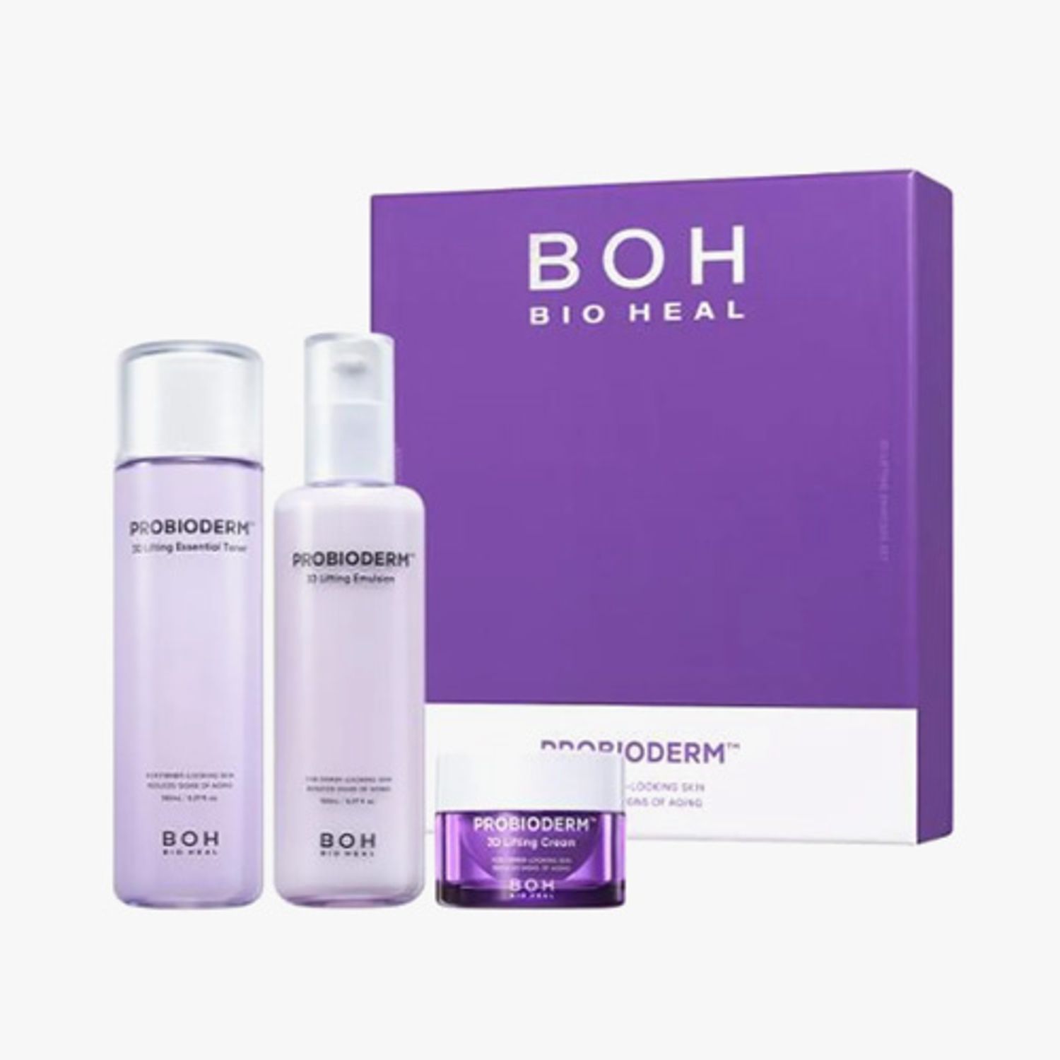 BIOHEAL BOH Probioderm 3D Lifting Skin Care 2P Special Set (Essential Toner 150mL+Emulsion 150mL) | OLIVE YOUNG Global