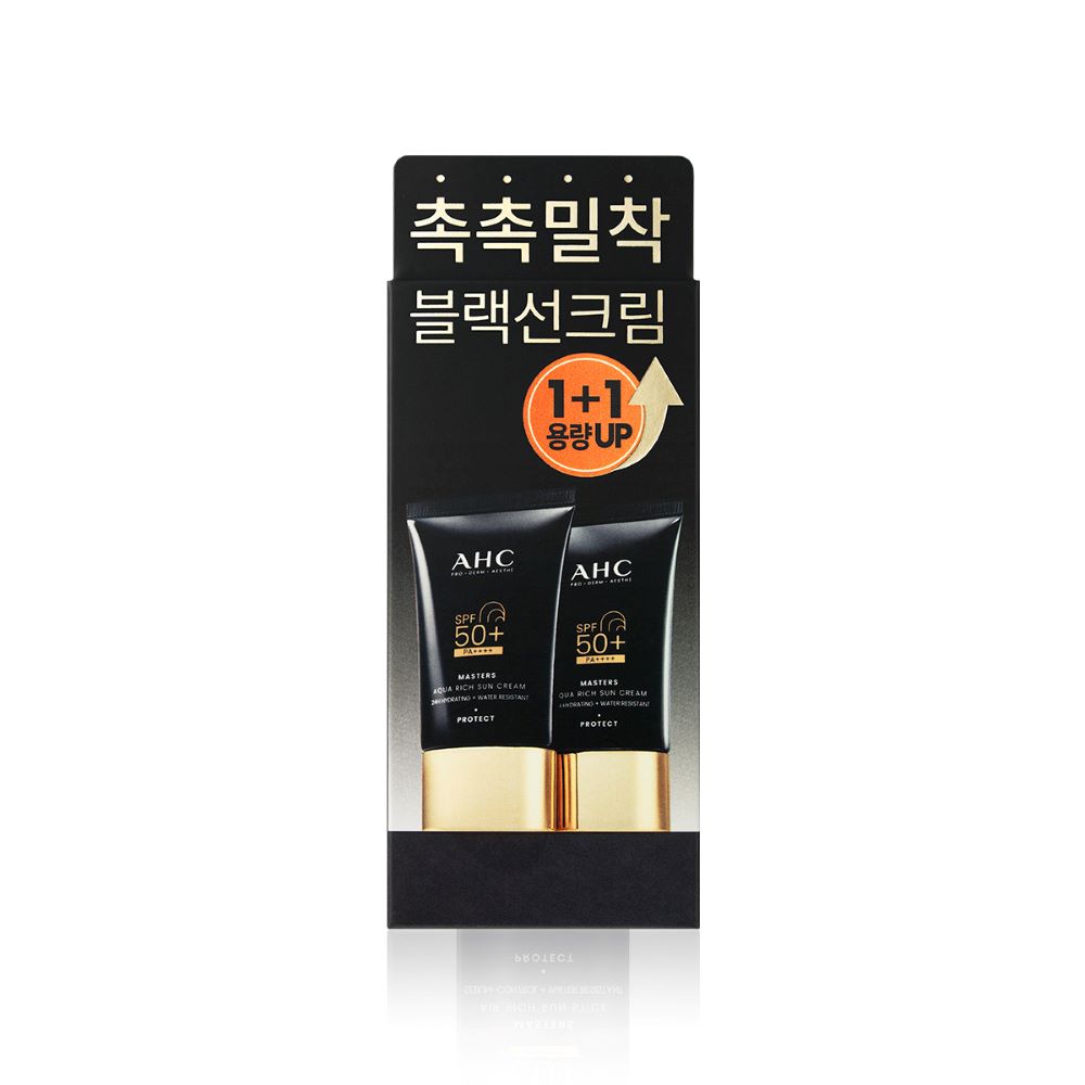 AHC マスターズアクアリッチ日焼け止め 50ml 1+1企画 | OLIVE YOUNG Global