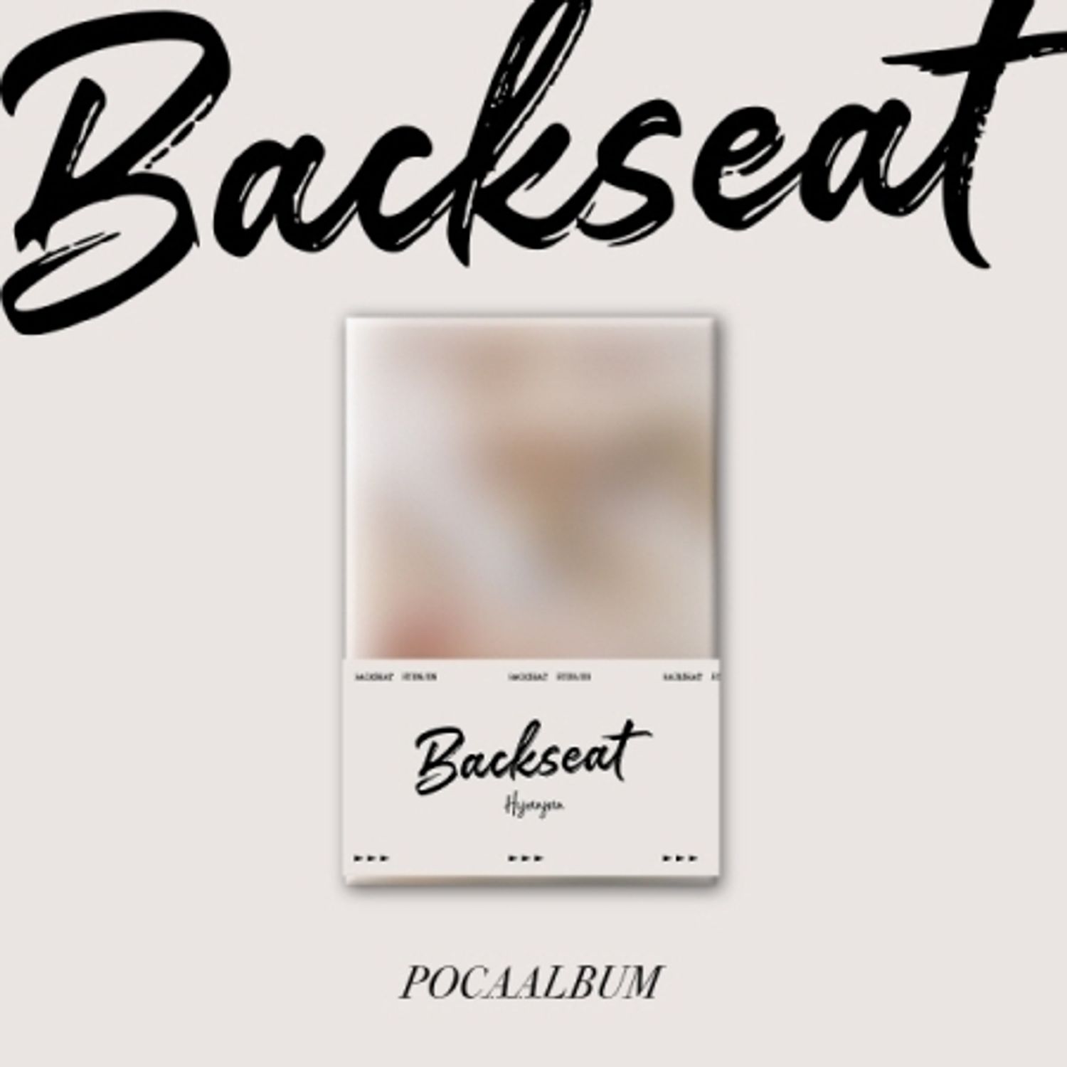 HYUNJUN - BACKSEAT (POCAALBUM) | OLIVE YOUNG Global