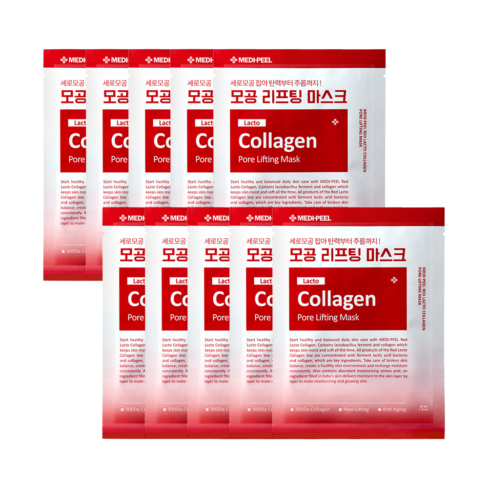MEDIPEEL Red Lacto Collagen Pore Lifting Mask Sheet | OLIVE YOUNG