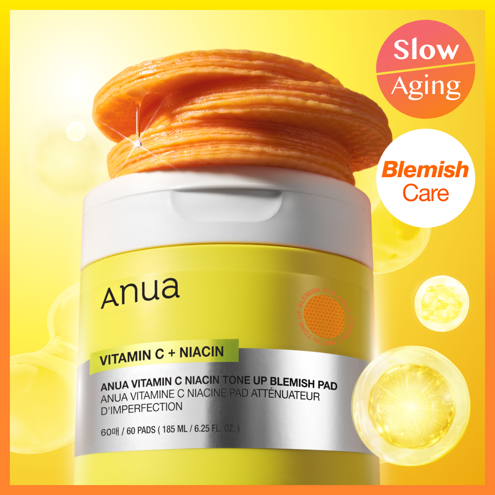 Anua ビタミンCナイアシントーンアップブレミッシュパッド 60枚