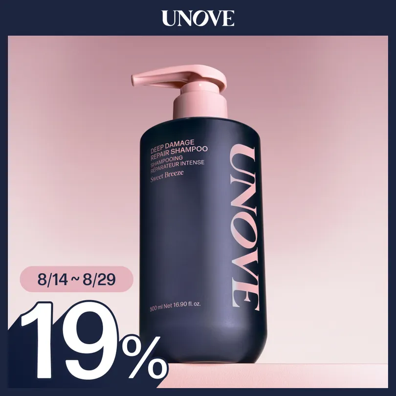 UNOVE UNOVE Deep Damage Repair Shampoo 500ml (Sweet Breeze/Rosy Aura)