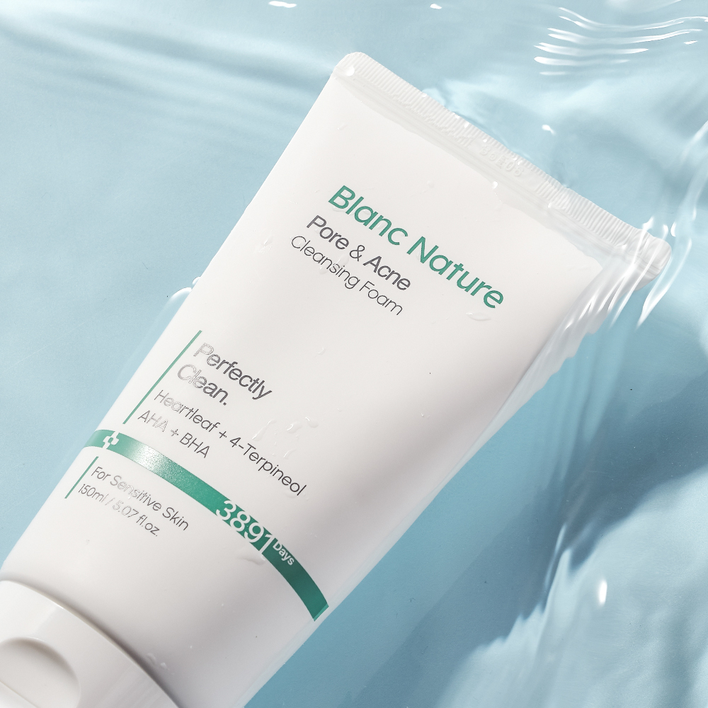 クレンジング Blanc Natureアクネクレンジングフォーム 150ml | OLIVE YOUNG Global