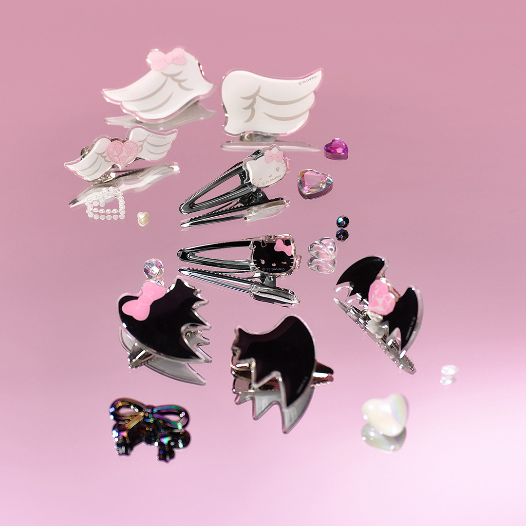 ★Sanrio x Fillimilli★ Hello Kitty Angels and Devils HELLO KITTY ANGEL & DEVIL EDITION] Fillimilli Heart Cushion