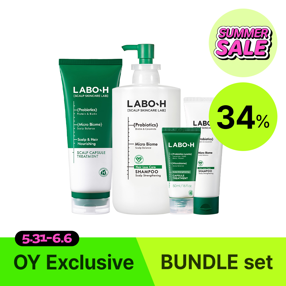 LABO-H Scalp Strengthening Capsule Treatment 200mL Double Set (+