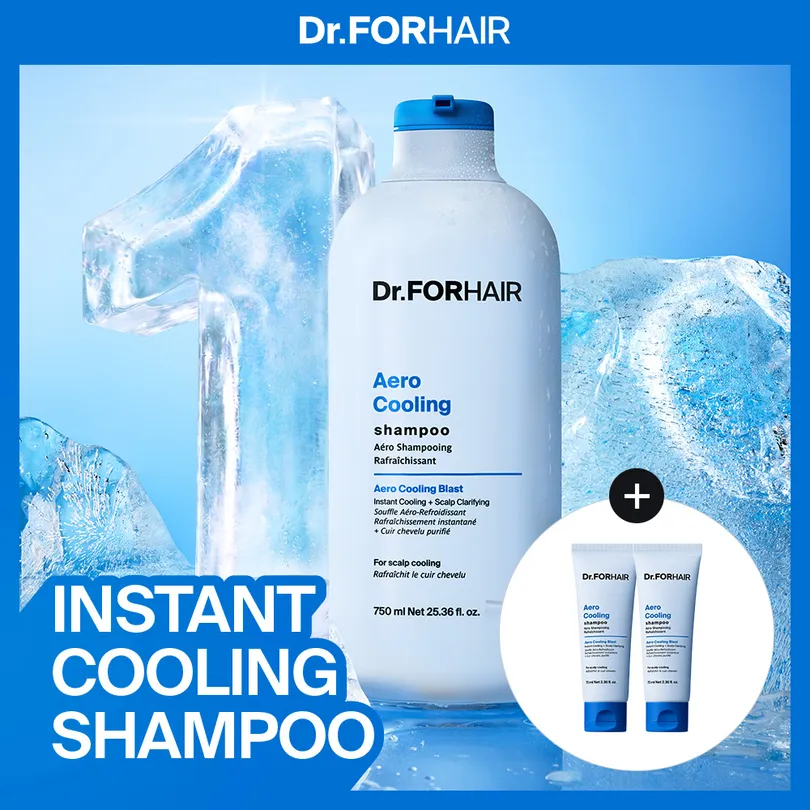 Dr.FORHAIR Dr.FORHAIR Aero Cooling Shampoo 750ml Set (+70ml*2ea)
