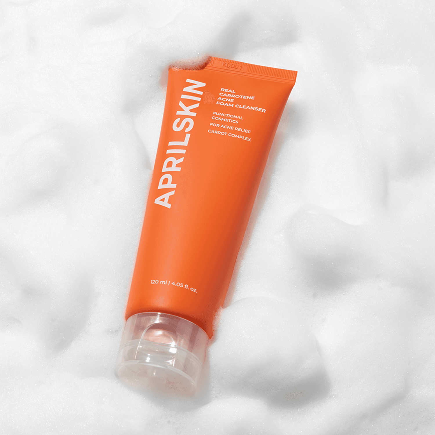 April Skin キャロチンアクネフォームクレンザー 120ml | OLIVE YOUNG