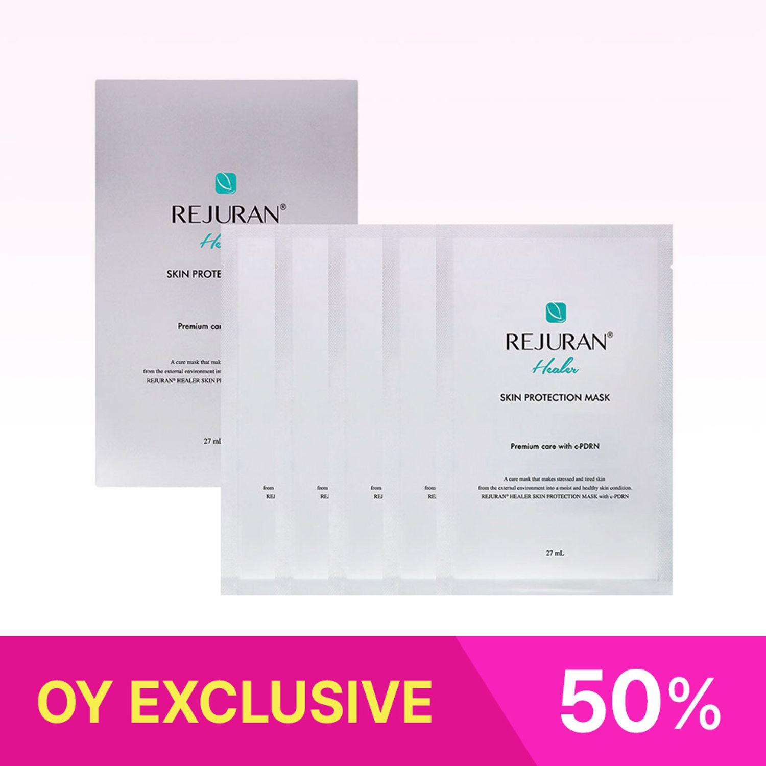 ★OY EXCLUSIVE★ REJURAN Healer Skin Protection Mask Sheet 27mL*5ea | OLIVE YOUNG Global