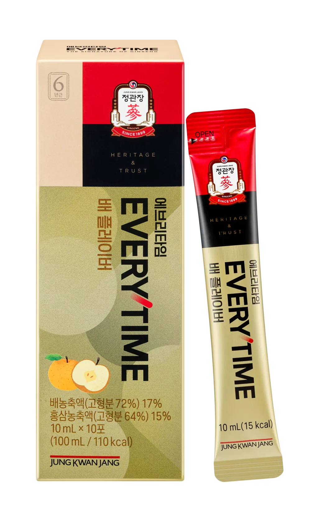 Jung Kwan Jang Every Time Pear Flavor (10ml*10 Sticks) (10