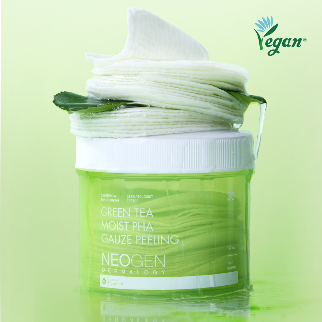 Neogen ダーマロジー グリーンティー モイスト PHA ガーゼピーリング