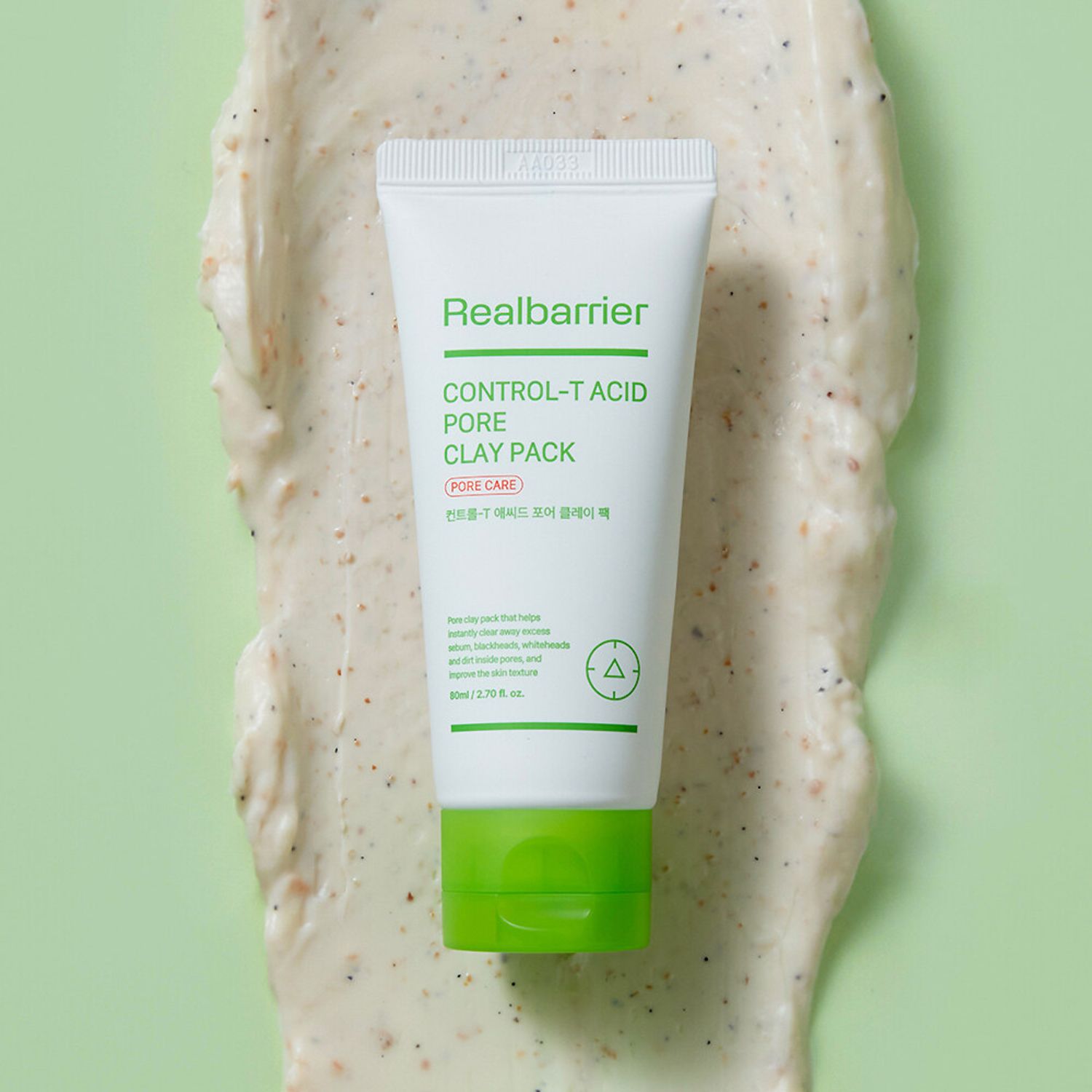 Real Barrier Control-T Acid Pore Clay Pack 80ml | OLIVE YOUNG Global