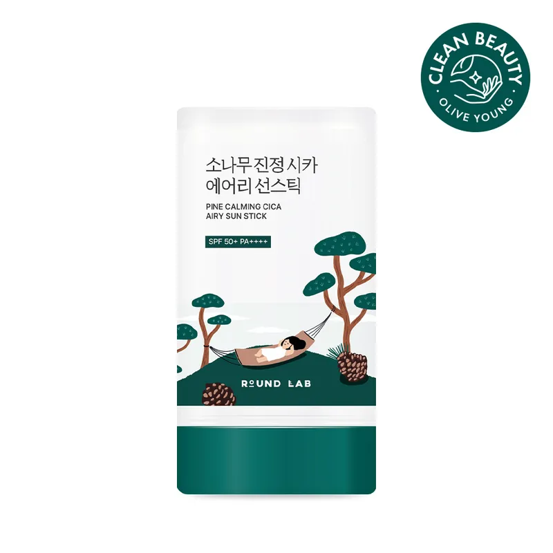 ROUND LAB Pine Calming Cica Airy Sun Stick 19g