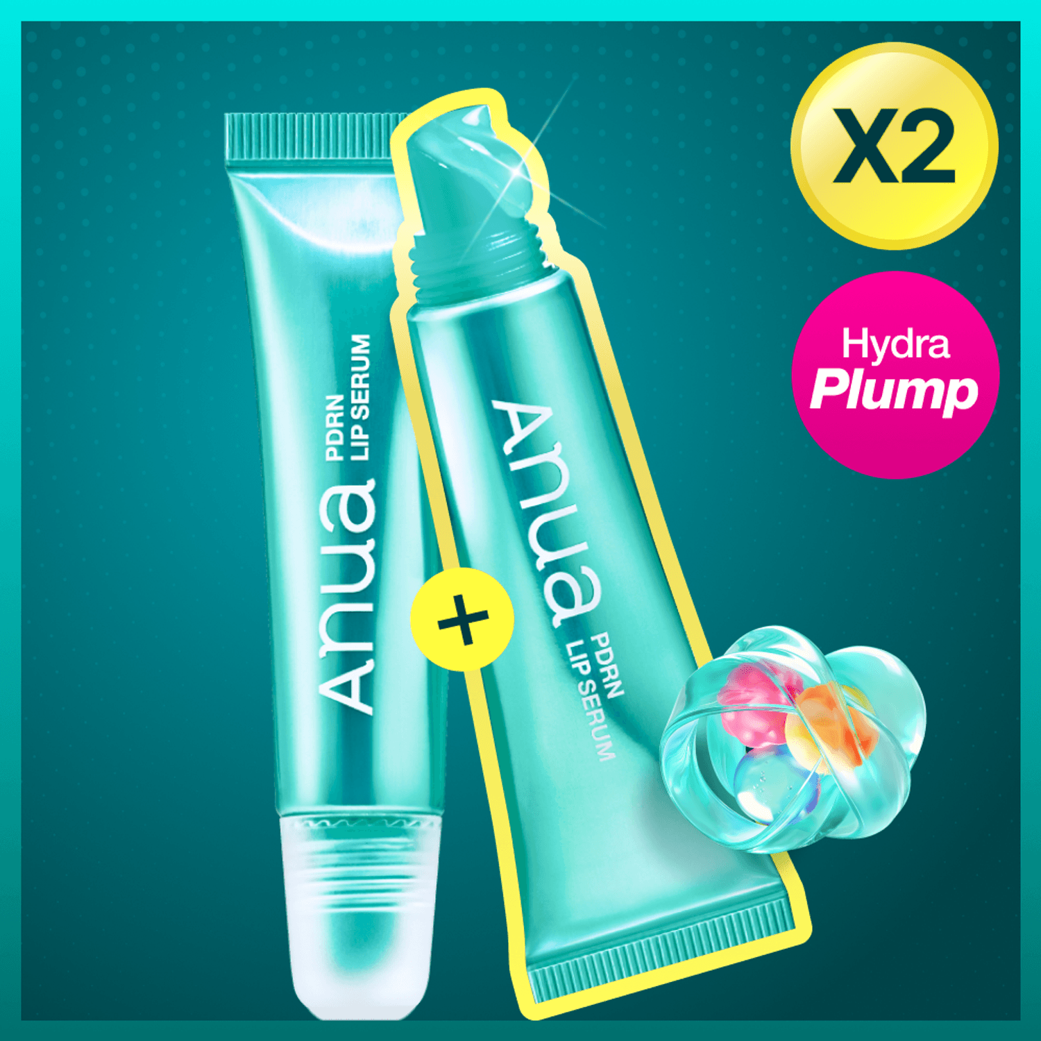 Anua PDRNヒアルロン酸モイスチャライジングリップセラム 10ml (ダブル