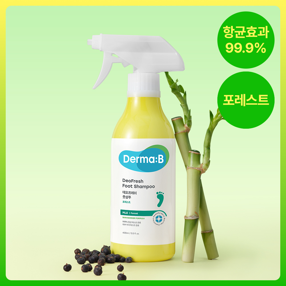 Derma B Deofresh Foot Shampoo #Forest 400Ml