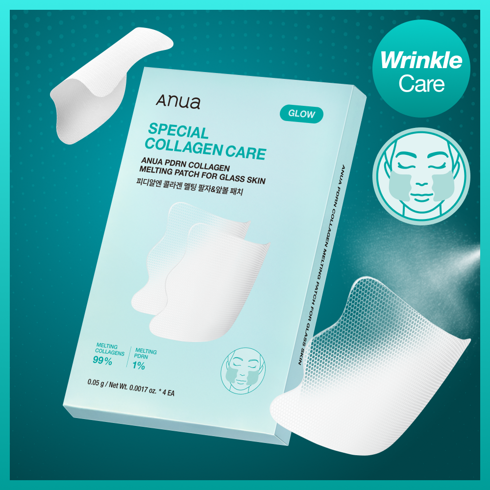 Anua PDRN Collagen Melting Patch For Glass Skin 4P