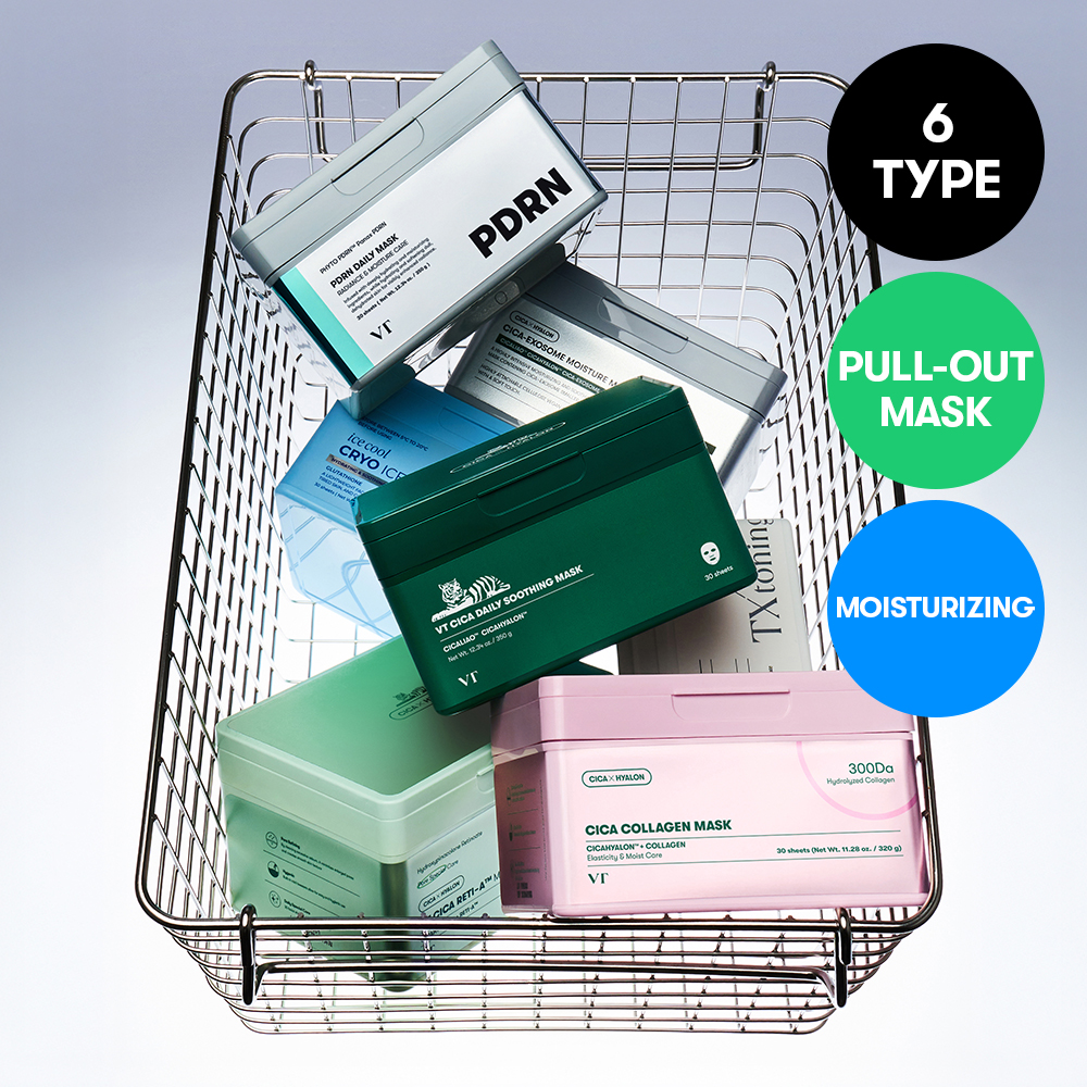 VT Cica Daily Soothing Mask Sheet 30 Sheets | OLIVE YOUNG Global