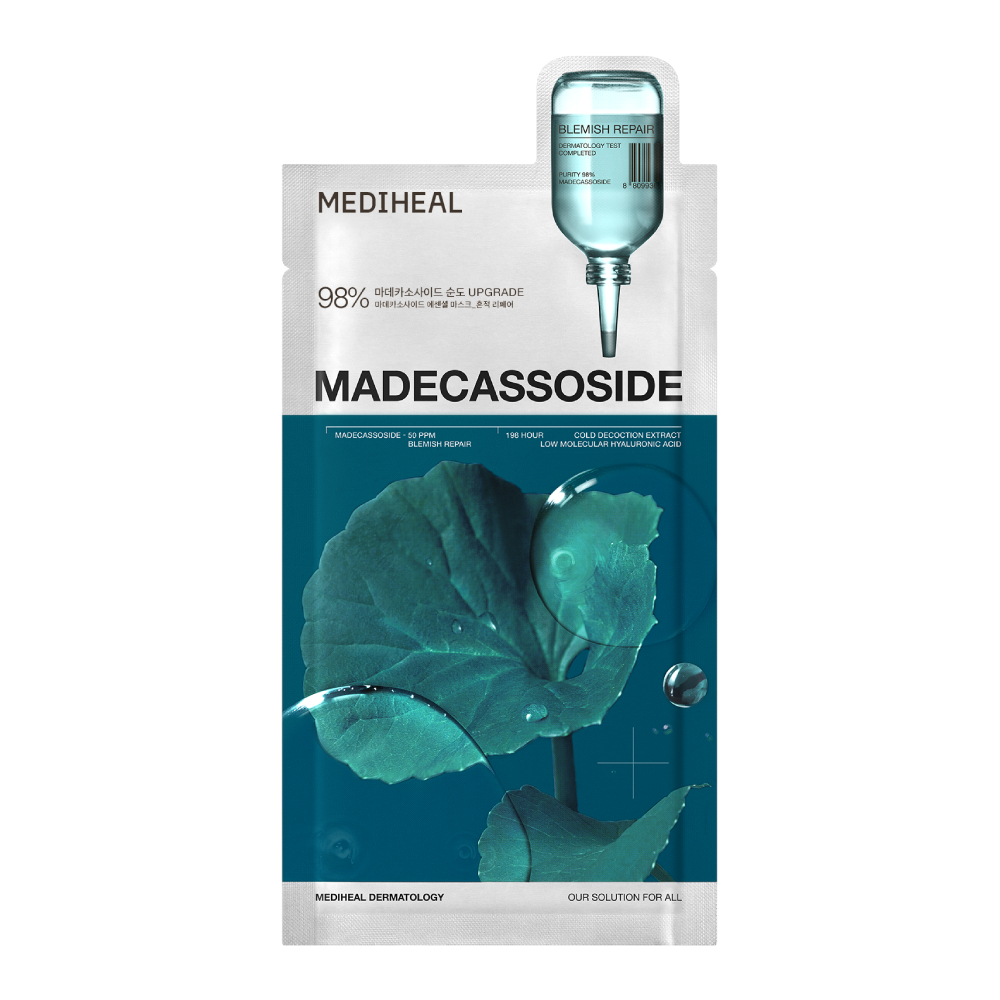 MEDIHEAL Madecassoside essential mask blemish repair 4P | OLIVE