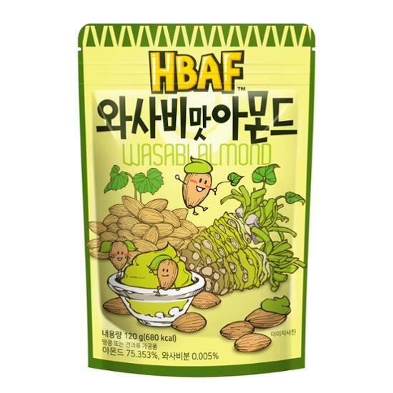 HBAF わさび味 アーモンド 120g | OLIVE YOUNG Global