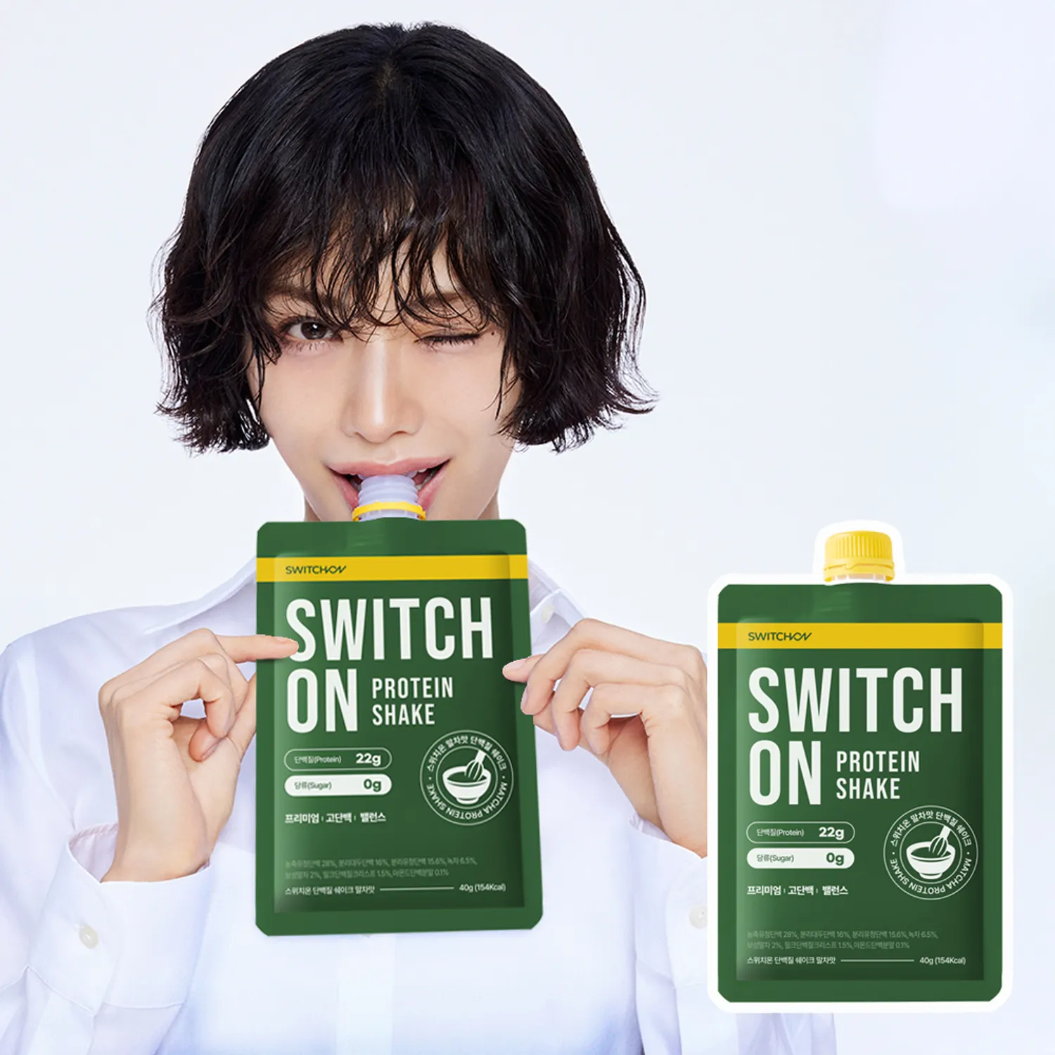 SwitchOn Protein Shake #Matcha 40g | OLIVE YOUNG Global SwitchOn Protein Shake #Matcha 40g | OLIVE YOUNG Global