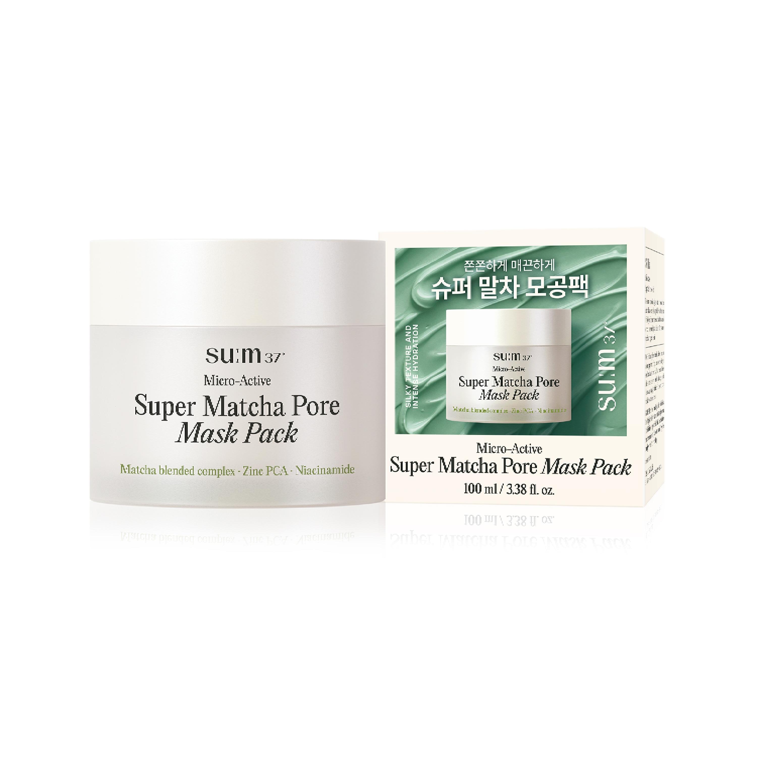 SUM37 Micro-Active Super Matcha Pore Mask Pack 100ml | OLIVE YOUNG