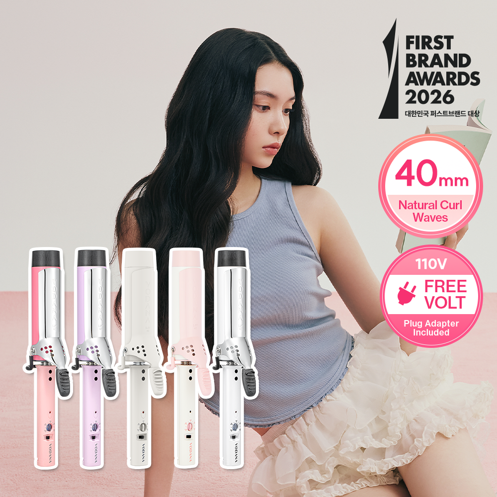 vodana Glamwave Curling Iron FV 40mm (5 Colors) | OLIVE YOUNG Global